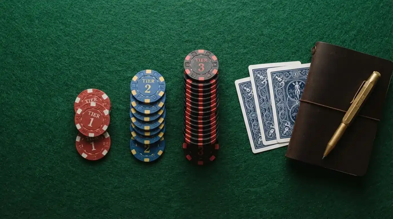 Tarjetas con los logotipos de los principales casinos online españoles y sus ofertas de giros gratis sin depósito ordenadas sobre una mesa de juego